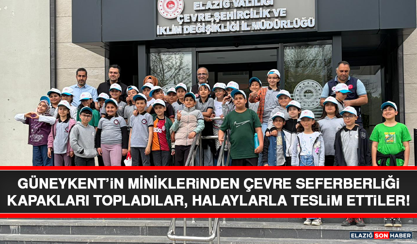 Miniklerinden Çevre Seferberliği Kapakları Topladılar, Halaylarla Teslim Ettiler!