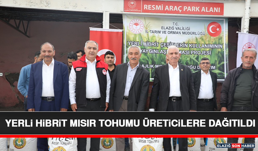 Yerli Hibrit Mısır Tohumu Üreticilere Dağıtıldı
