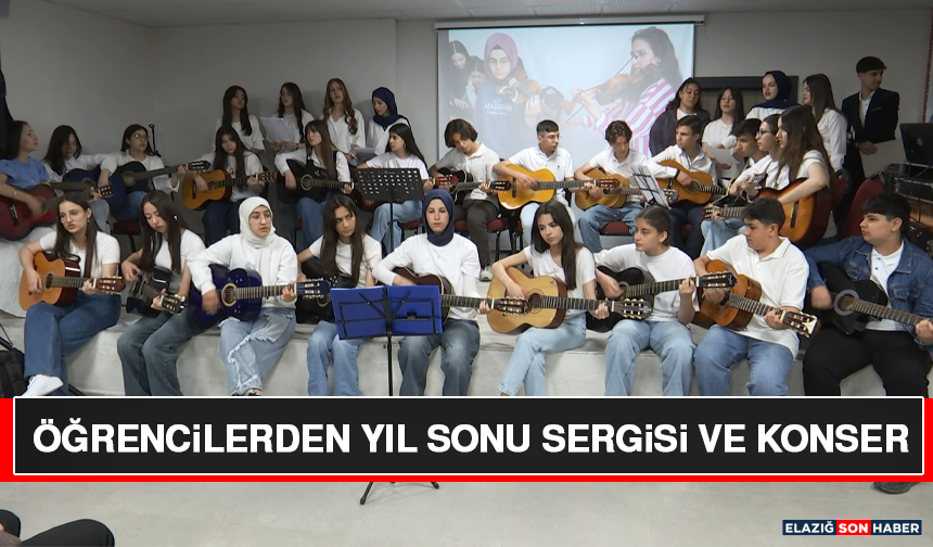 Öğrencilerden Yıl Sonu Sergisi ve Konser