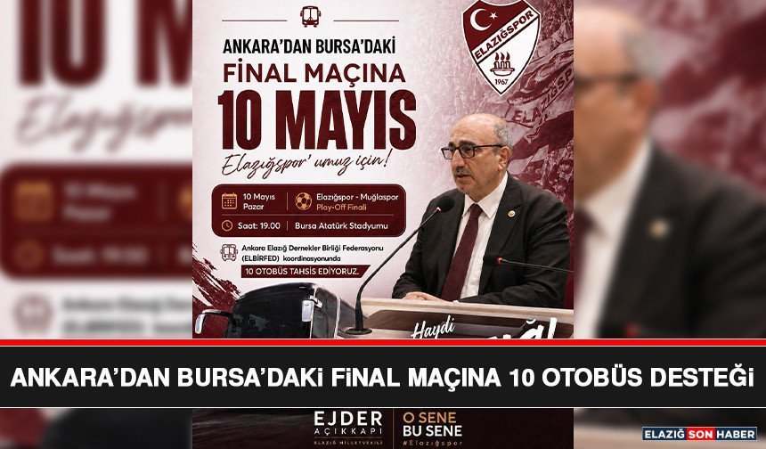 Ankara’dan Bursa’daki Final Maçına 10 Otobüs Desteği