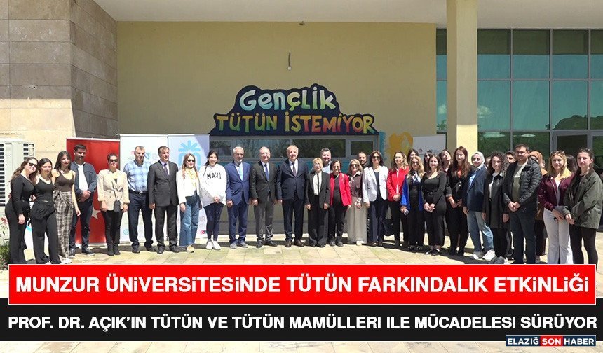 Munzur Üniversitesinde Tütün Farkındalık Etkinliği