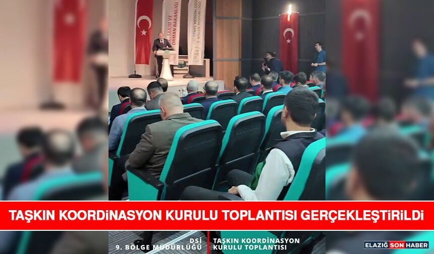 Taşkın Koordinasyon Kurulu Toplantısı Gerçekleştirildi