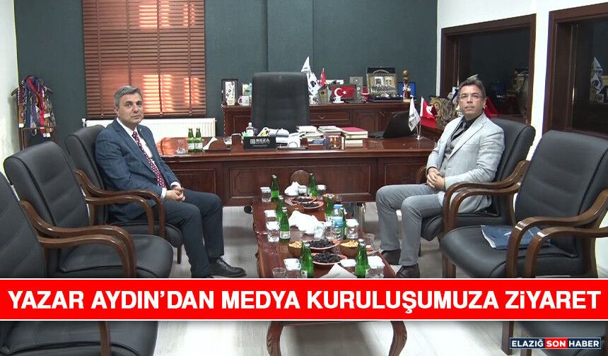 Yazar Aydın’dan Medya Kuruluşumuza Ziyaret