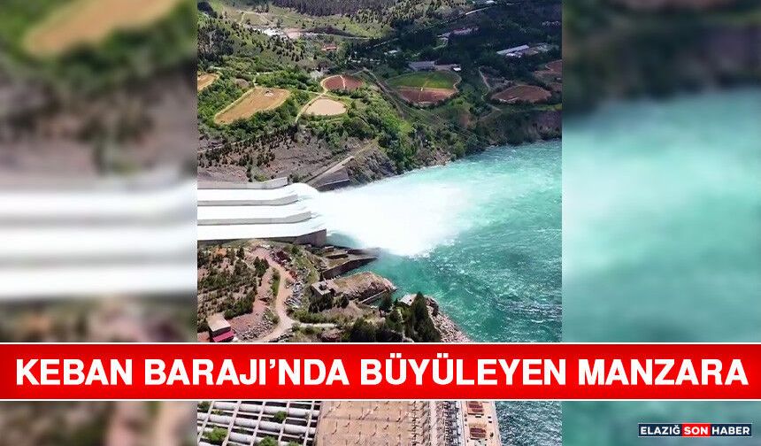 Keban Barajı’nda Büyüleyen Manzara