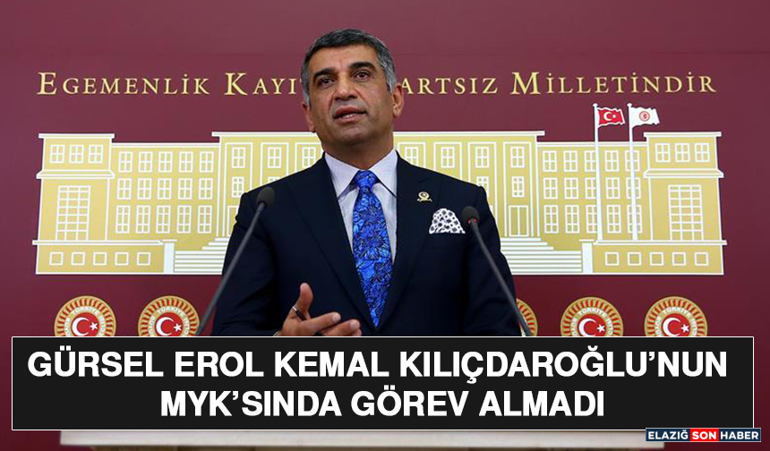 Gürsel Erol Kemal Kılıçdaroğlu’nun MYK'sında Görev Almadı