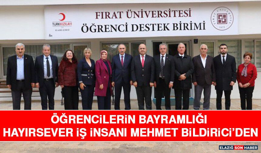 Öğrencilerin Bayramlığı Hayırsever İş İnsanı Mehmet Bildirici’den