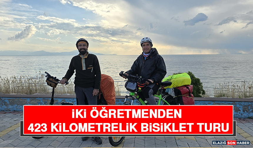 İki Öğretmenden 423 Kilometrelik Bisiklet Turu