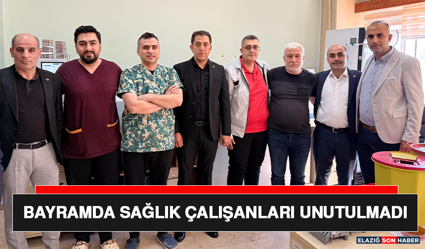 Bayramda Sağlık Çalışanları Unutulmadı