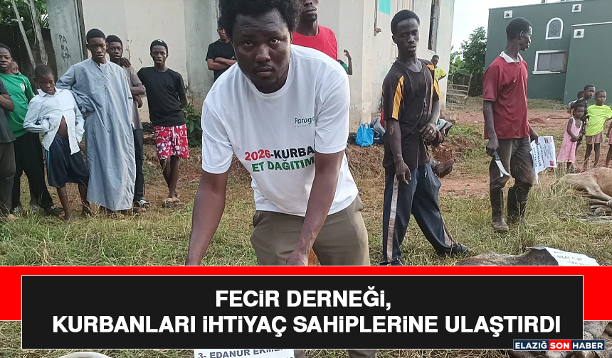 Fecir Derneği, Kurbanları İhtiyaç Sahiplerine Ulaştırdı