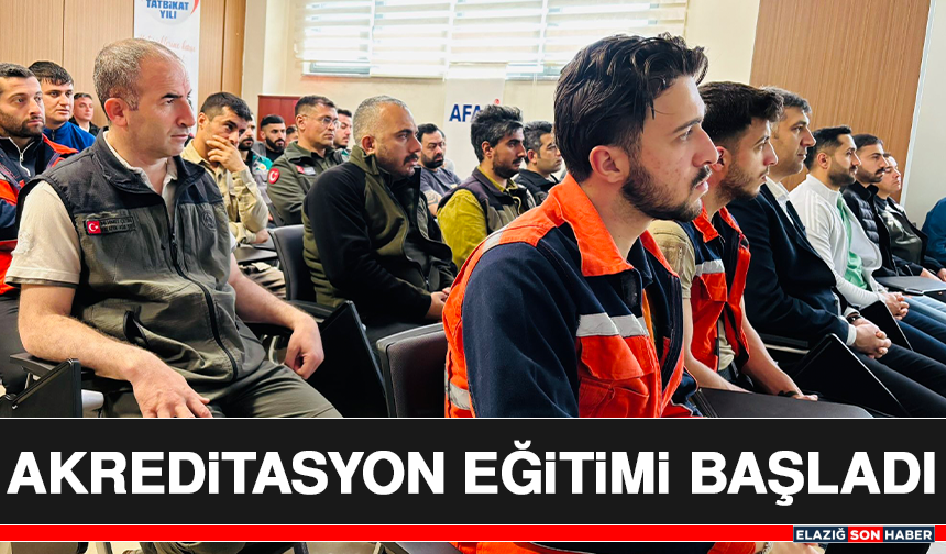 Akreditasyon Eğitimi Başladı
