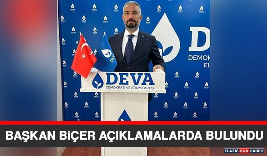 Başkan Biçer Açıklamalarda Bulundu
