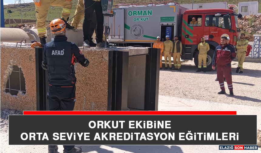 ORKUT Ekibine Orta Seviye Akreditasyon Eğitimleri