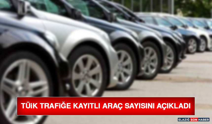 TÜİK Trafiğe Kayıtlı Araç Sayısını Açıkladı