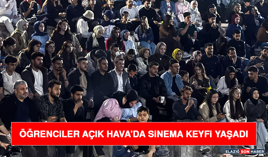 Öğrenciler Açık Hava’da Sinema Keyfi Yaşadı