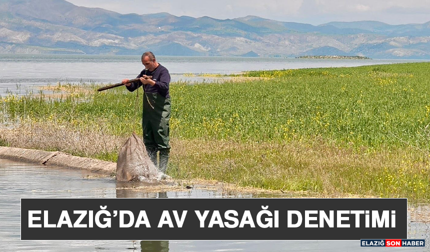 Elazığ’da Av Yasağı Denetimi