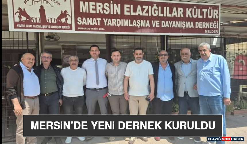 Mersin’de Yeni Dernek Kuruldu