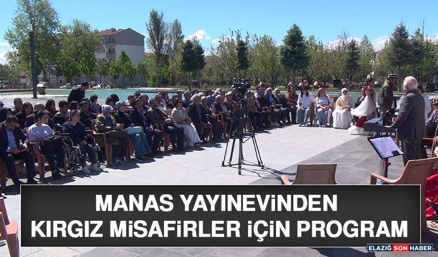 Manas Yayınevinden Kırgız Misafirler İçin Program