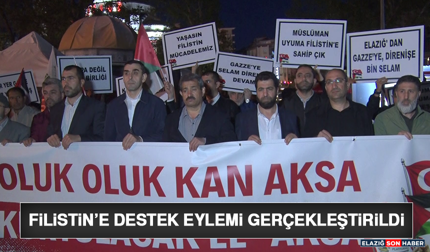 Filistin’e Destek Eylemi Gerçekleştirildi