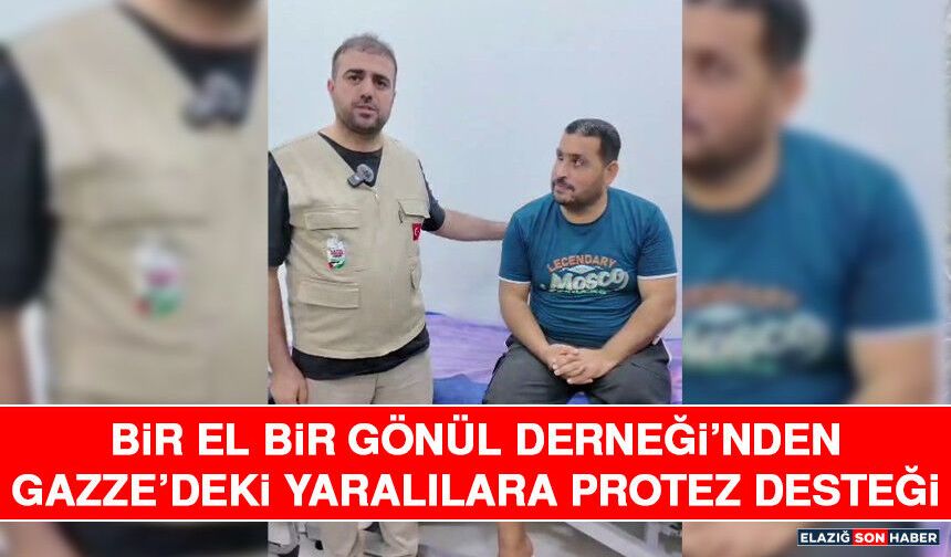 Bir El Bir Gönül Derneği’nden Gazze’deki Yaralılara Protez Desteği