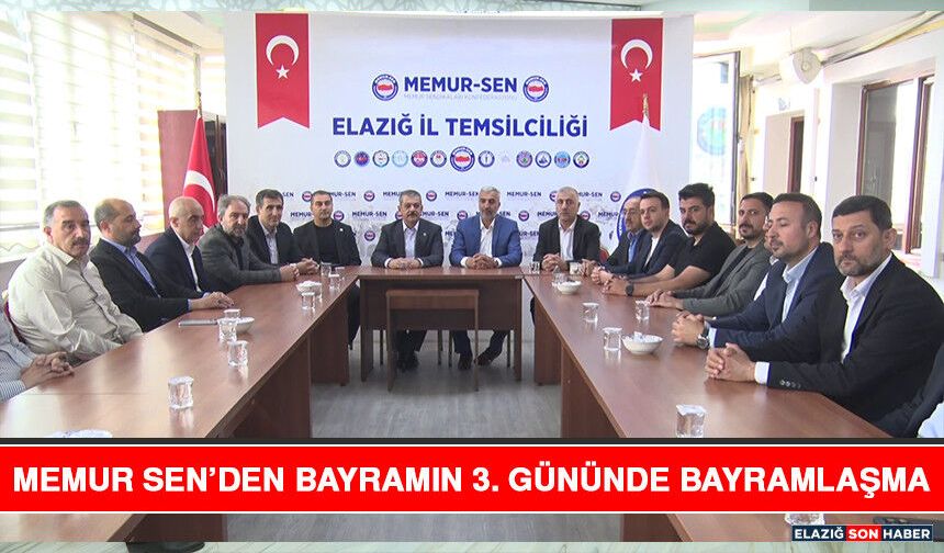 Memur Sen’den Bayramın 3. Gününde Bayramlaşma
