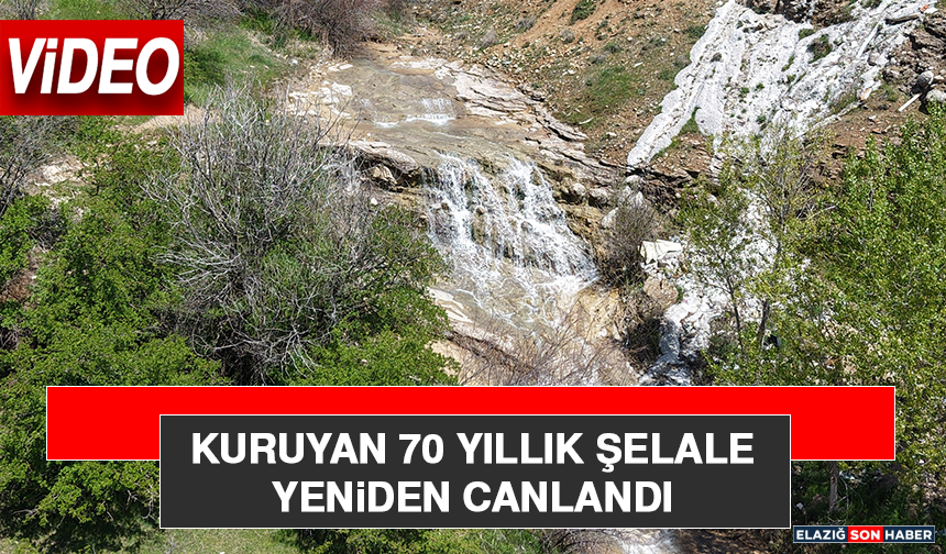 Kuruyan 70 Yıllık Şelale Yeniden Canlandı