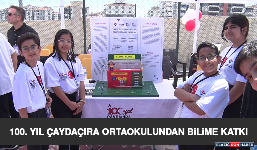 100. Yıl Çaydaçıra Ortaokulundan Bilime Katkı