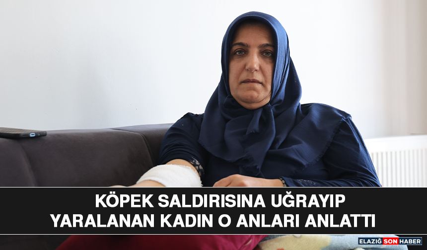 Köpek Saldırısına Uğrayıp Yaralanan Kadın O Anları Anlattı