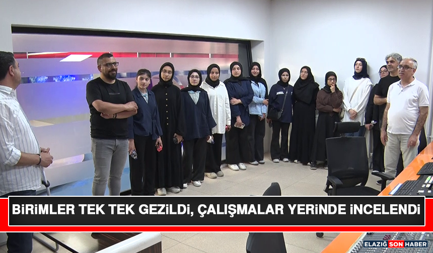 Birimler Tek Tek Gezildi, Çalışmalar Yerinde İncelendi