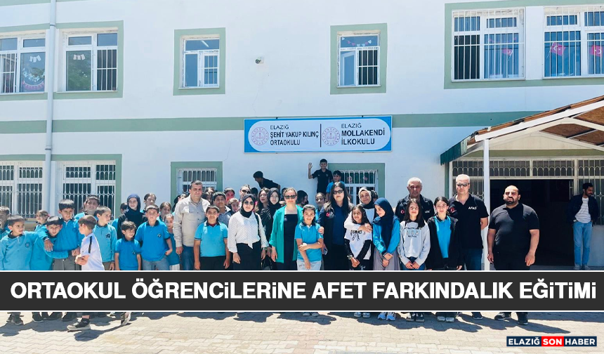 Ortaokul Öğrencilerine Afet Farkındalık Eğitimi