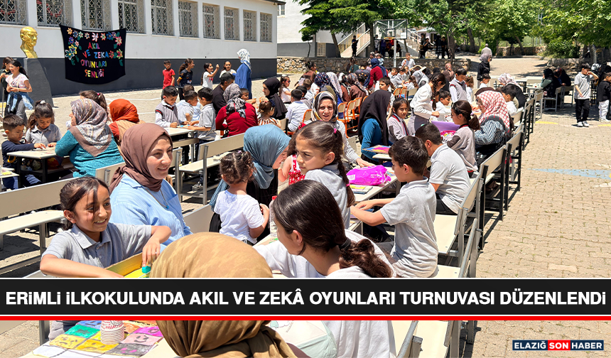 Erimli İlkokulunda Akıl ve Zekâ Oyunları Turnuvası Düzenlendi