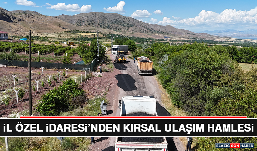 İl Özel İdaresi’nden Kırsal Ulaşım Hamlesi