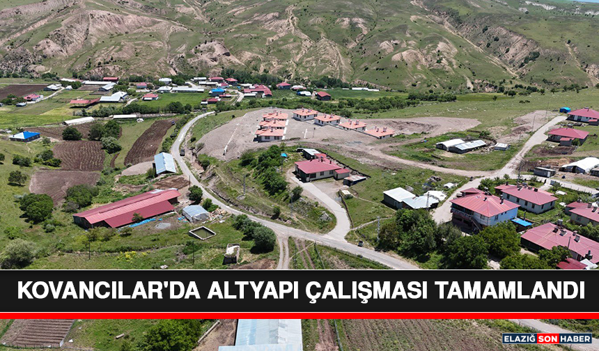 Kovancılar'da Altyapı Çalışması Tamamlandı