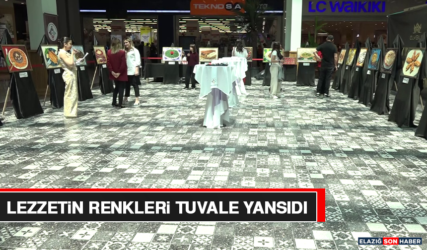 Lezzetin Renkleri Tuvale Yansıdı