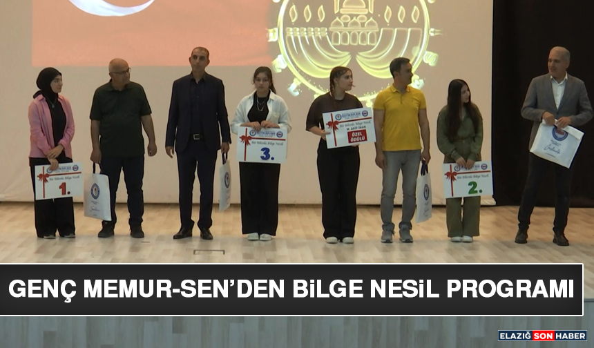 Genç Memur-Sen’den Bilge Nesil Programı