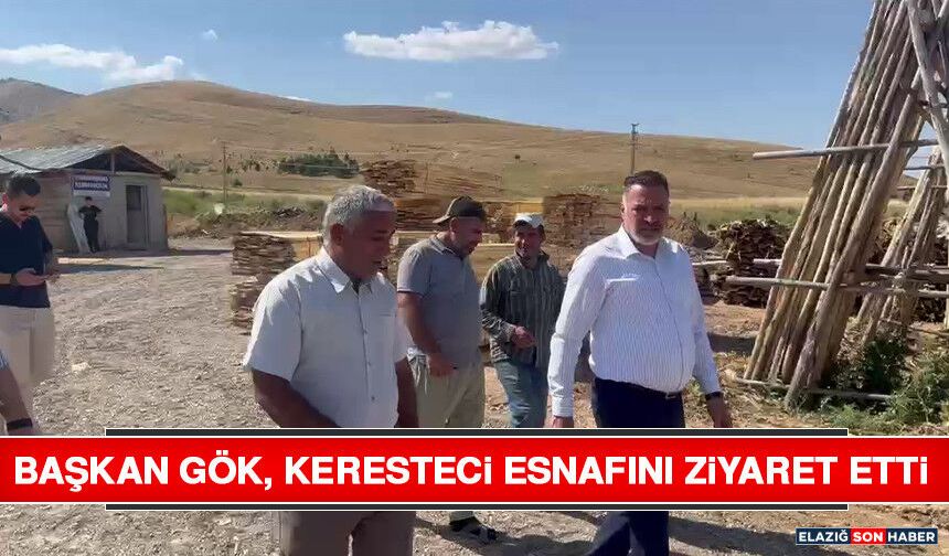 Başkan Gök, Keresteci Esnafını Ziyaret Etti
