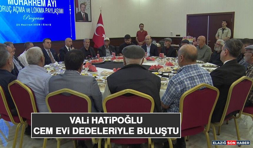 Vali Hatipoğlu Cem Evi Dedeleriyle Buluştu