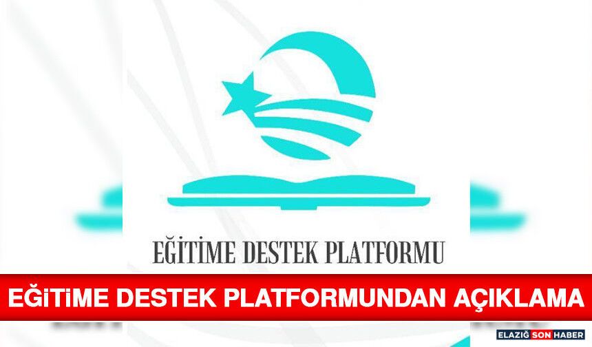 Eğitime Destek Platformundan Açıklama