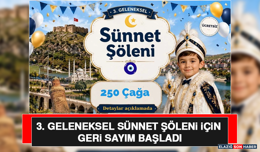 3. Geleneksel Sünnet Şöleni İçin Geri Sayım Başladı