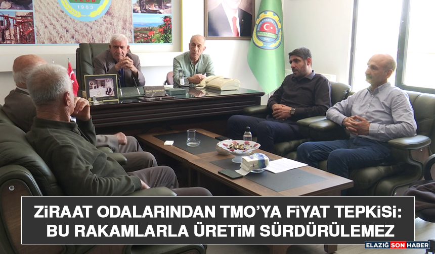 Ziraat Odalarından TMO’ya Fiyat Tepkisi: Bu Rakamlarla Üretim Sürdürülemez