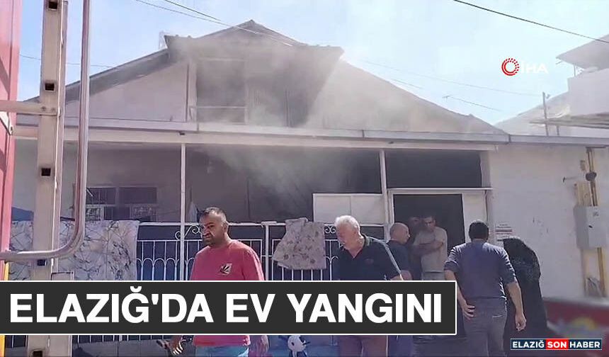 Elazığ'da Ev Yangını