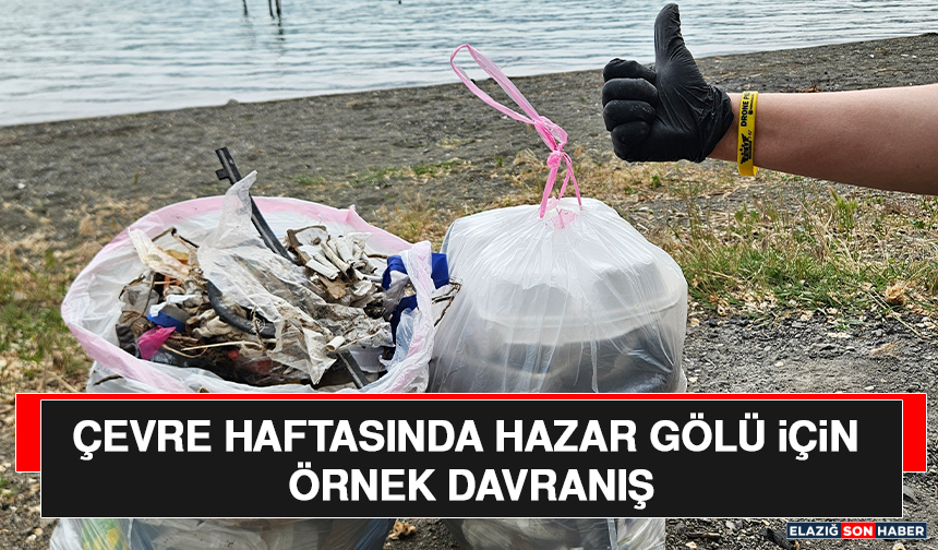 Çevre Haftasında Hazar Gölü İçin Örnek Davranış