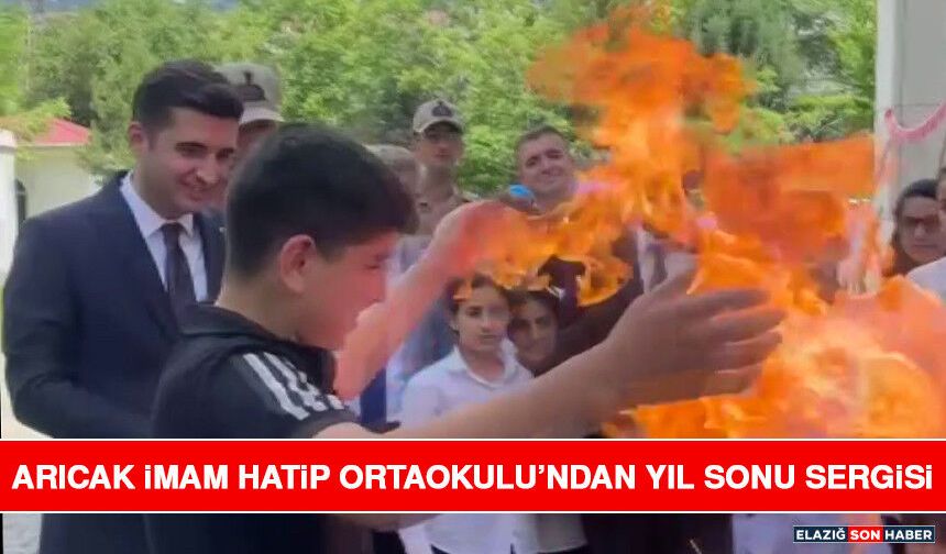 Arıcak İmam Hatip Ortaokulu’ndan Yıl Sonu Sergisi