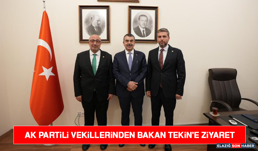 AK Partili Vekillerinden Bakan Tekin'e Ziyaret