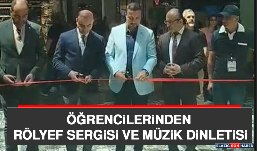 Öğrencilerinden Rölyef Sergisi ve Müzik Dinletisi