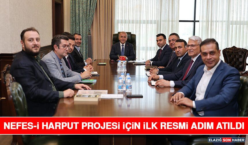 Nefes-İ Harput Projesi İçin İlk Resmi Adım Atıldı