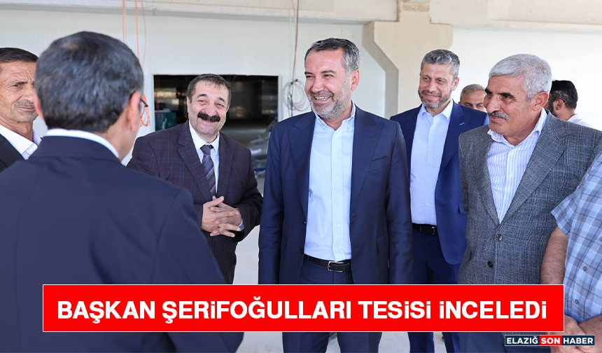Başkan Şerifoğulları Tesisi İnceledi