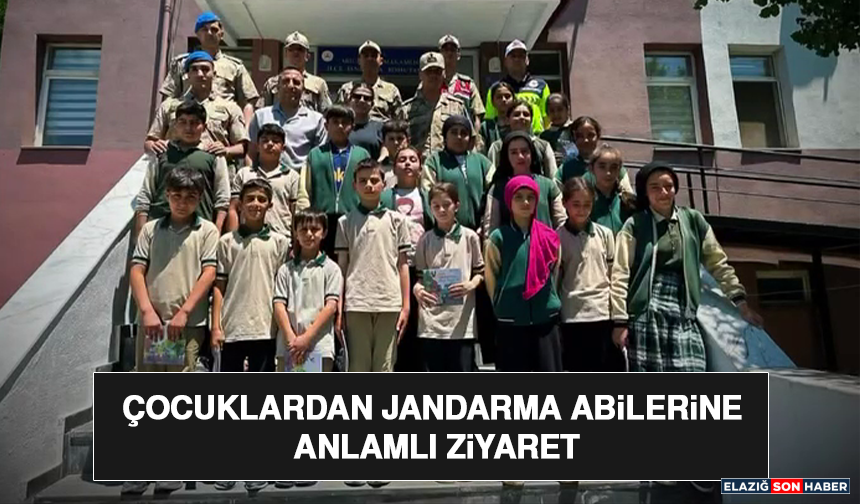 Çocuklardan Jandarma Abilerine Anlamlı Ziyaret