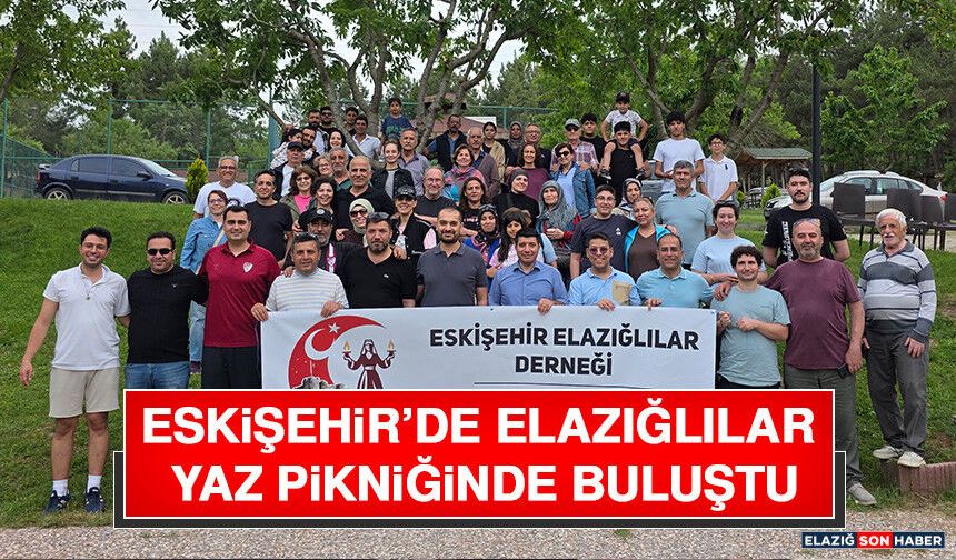Eskişehir’de Elazığlılar Yaz Pikniğinde Buluştu