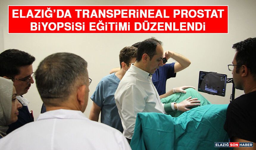 Elazığ’da Transperineal Prostat Biyopsisi Eğitimi Düzenlendi