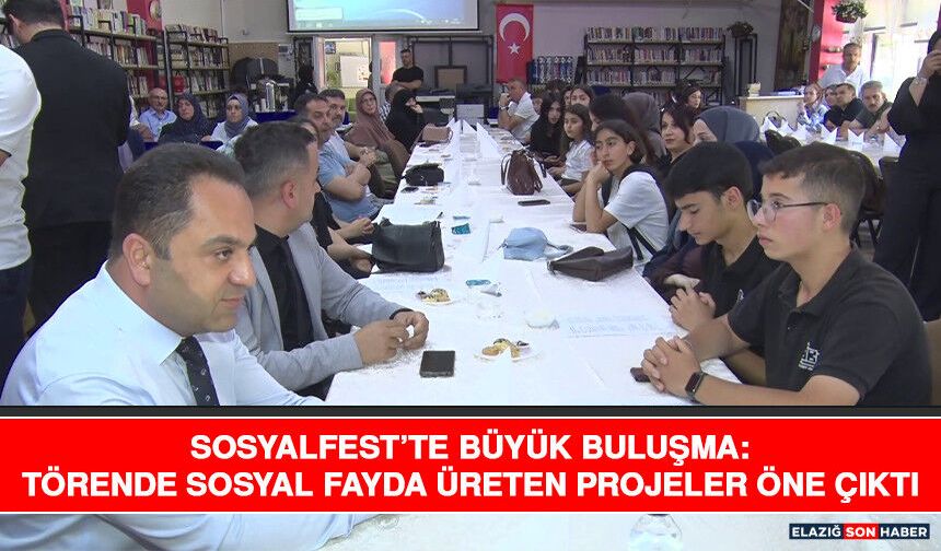 Sosyalfest’te Büyük Buluşma: Törende Sosyal Fayda Üreten Projeler Öne Çıktı